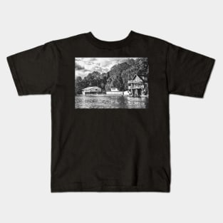 Thames Boathouses at Caversham Kids T-Shirt